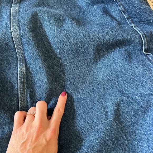 Vintage 1990s Carhartt Blanket Lined Denim Jacket - Picture 11 of 13